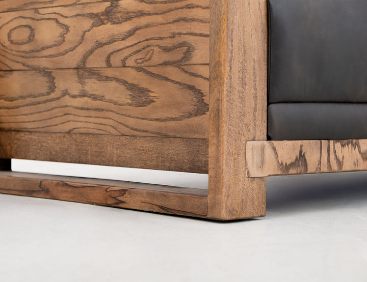 Ancora - Sofa - Dark Gray / Light Brown