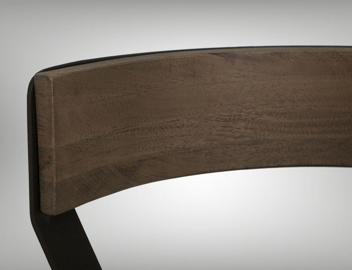 Xel-Ha - 30" Upholstered Barstool - Dark Chocolate