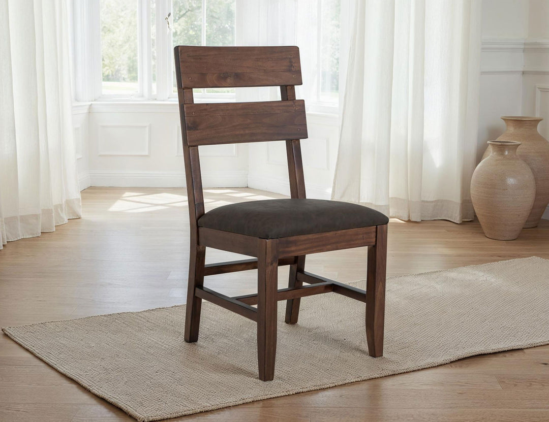 Parota - Ladder Back Chair (Set of 2) - Cinnamon Brown