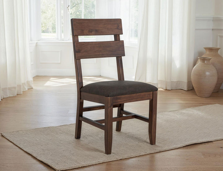 Parota - Ladder Back Chair (Set of 2) - Cinnamon Brown