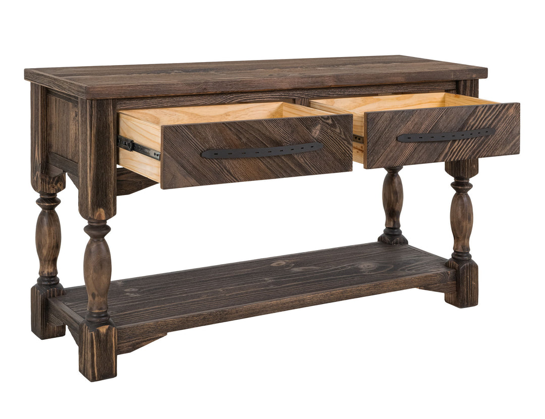 Dutton - Console / Table d'appoint - Brun caramel