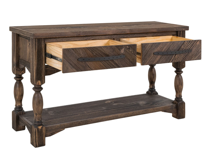 Dutton - Console / Table d'appoint - Brun caramel