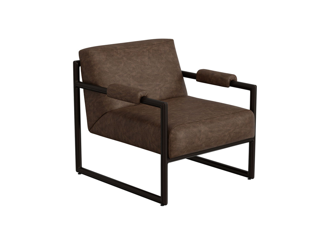 Galena - Fauteuil - Marron foncé