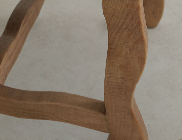 Marquez - Silla tapizada con respaldo capitoné (juego de 2) - Marrón claro bicolor