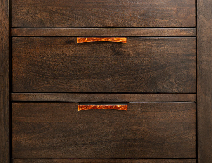 Raramuri - 5 Drawer Chest - Dark Brown