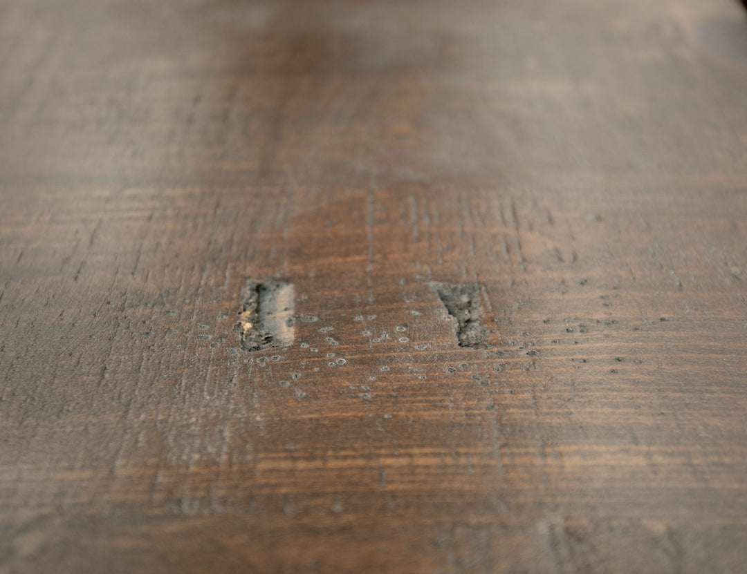 Pueblo - TV Stand / Console / Wall Unit - Antiqued White / Brown