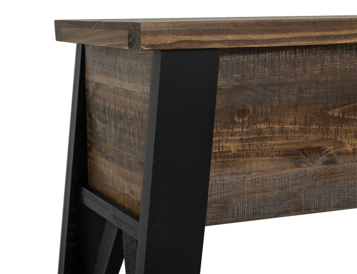 Loft - Counter Height Sofa Table - Two Tone Gray / Brown