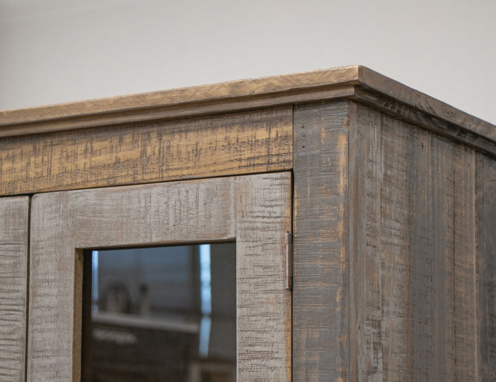 Loft - Cabinet - Two Tone Gray / Brown