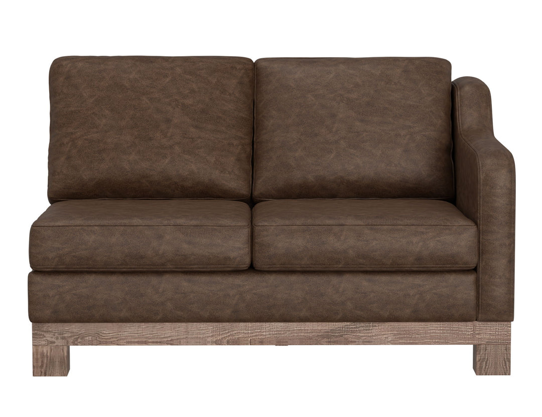 Samba - Loveseat seccional con brazo derecho