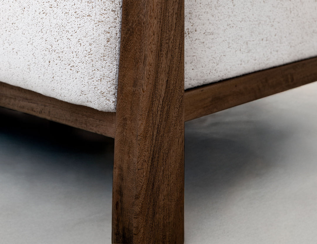 Roots - Sofá - Plata Perla / Marrón Claro