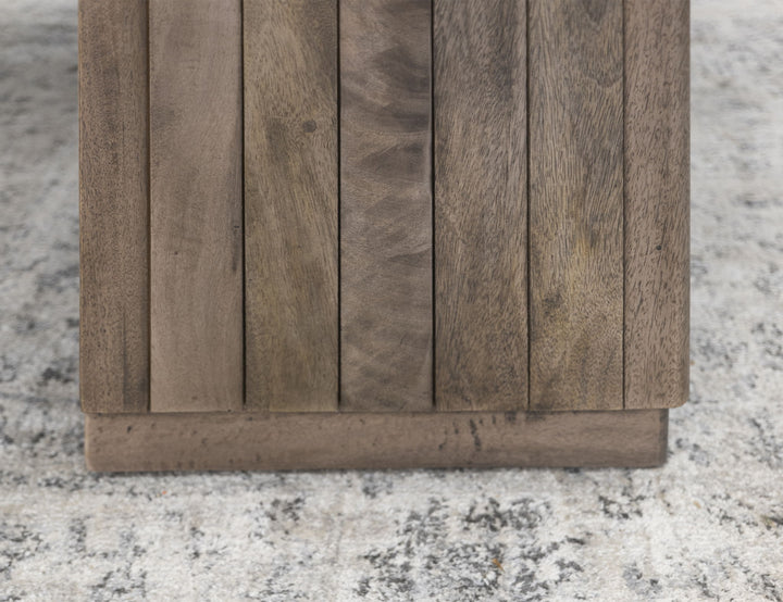 Mezquite - 2 Drawer 4 Door Kitchen Island - Mezquite Brown