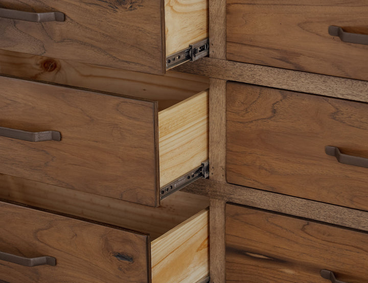 Cómoda de Teca Natural - Marrón