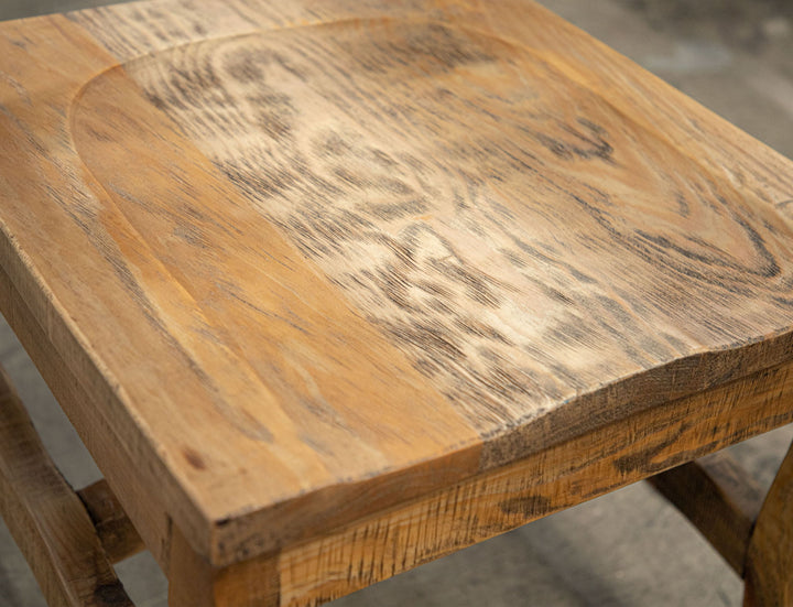 Marquez - Barstool (Set of 2) - Two Tone Light Brown