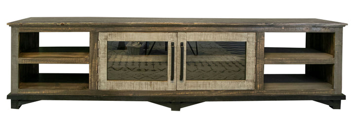 Loft - TV Stand - Two Tone Gray / Brown