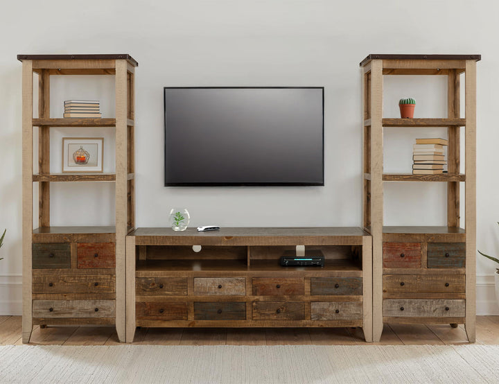 Antique - TV Stand / Wall Unit - Multicolor
