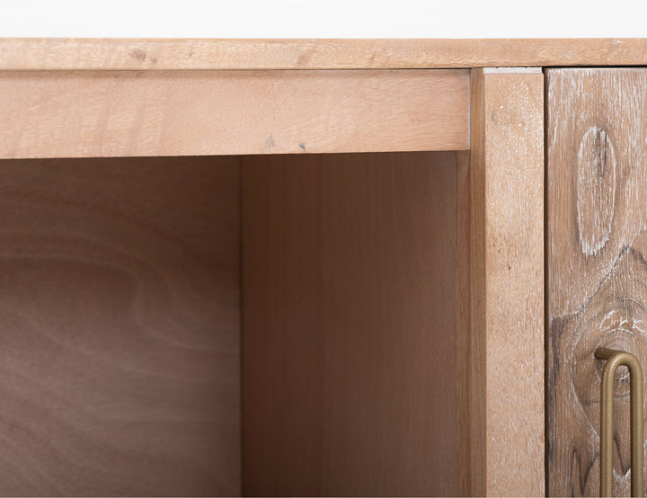 Balam - TV Stand - Ivory White