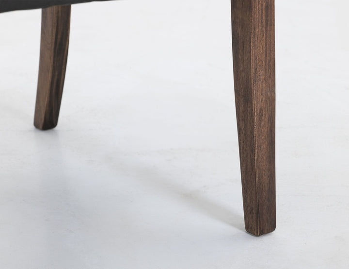 Walnut - Upholstered Chair (Set of 2) - Brown/Black