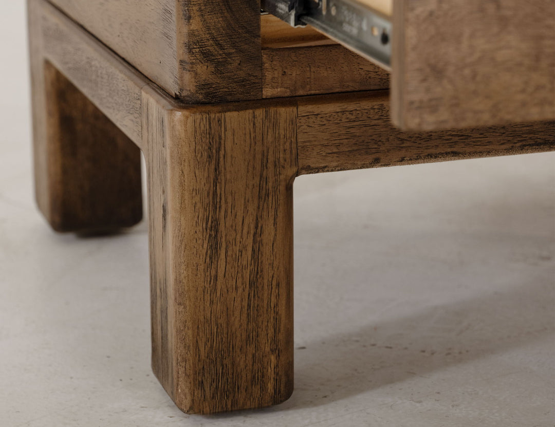 Merida - Table de chevet - Brun tonneau