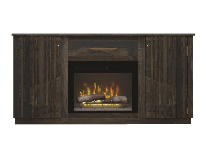 Mezquite - 70" Fireplace - Brown