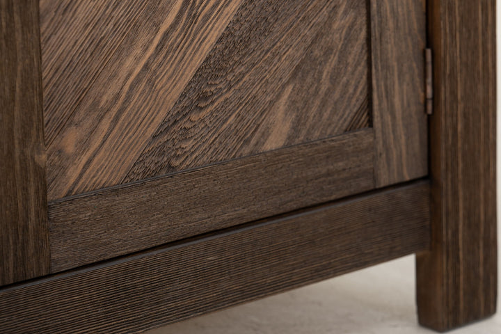 Dutton - TV Stand For Electric Fireplace - Rookwood Brown