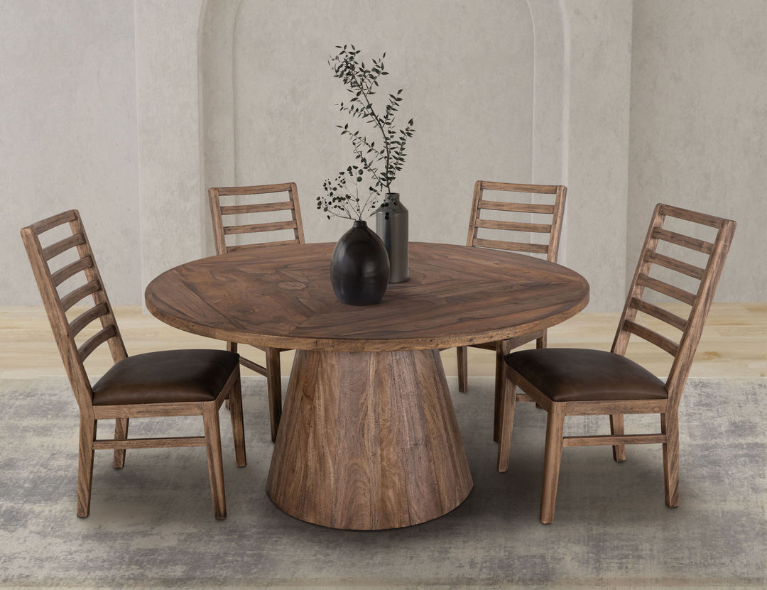 Balam - Chaise (Lot de 2) - Marron