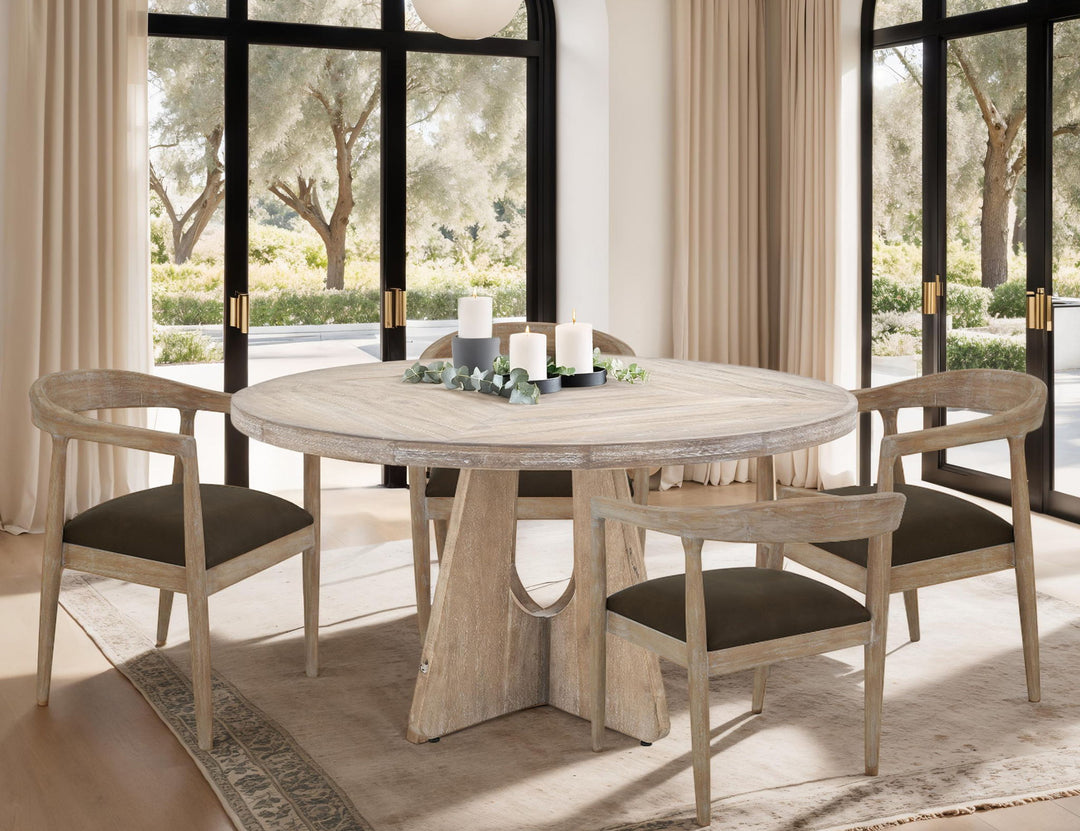 Teca - Silla - Blanco Marfil