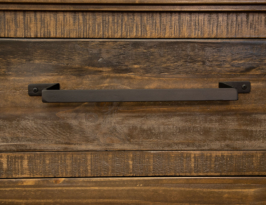 Loft - Buffet With 3 Drawer / 2 Doors - Two Tone Gray / Brown