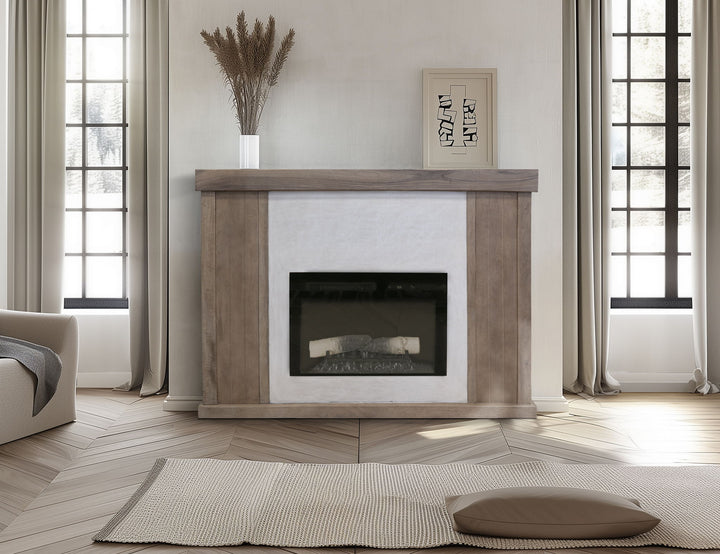 Parota - Electric Fireplace - Dark Brown