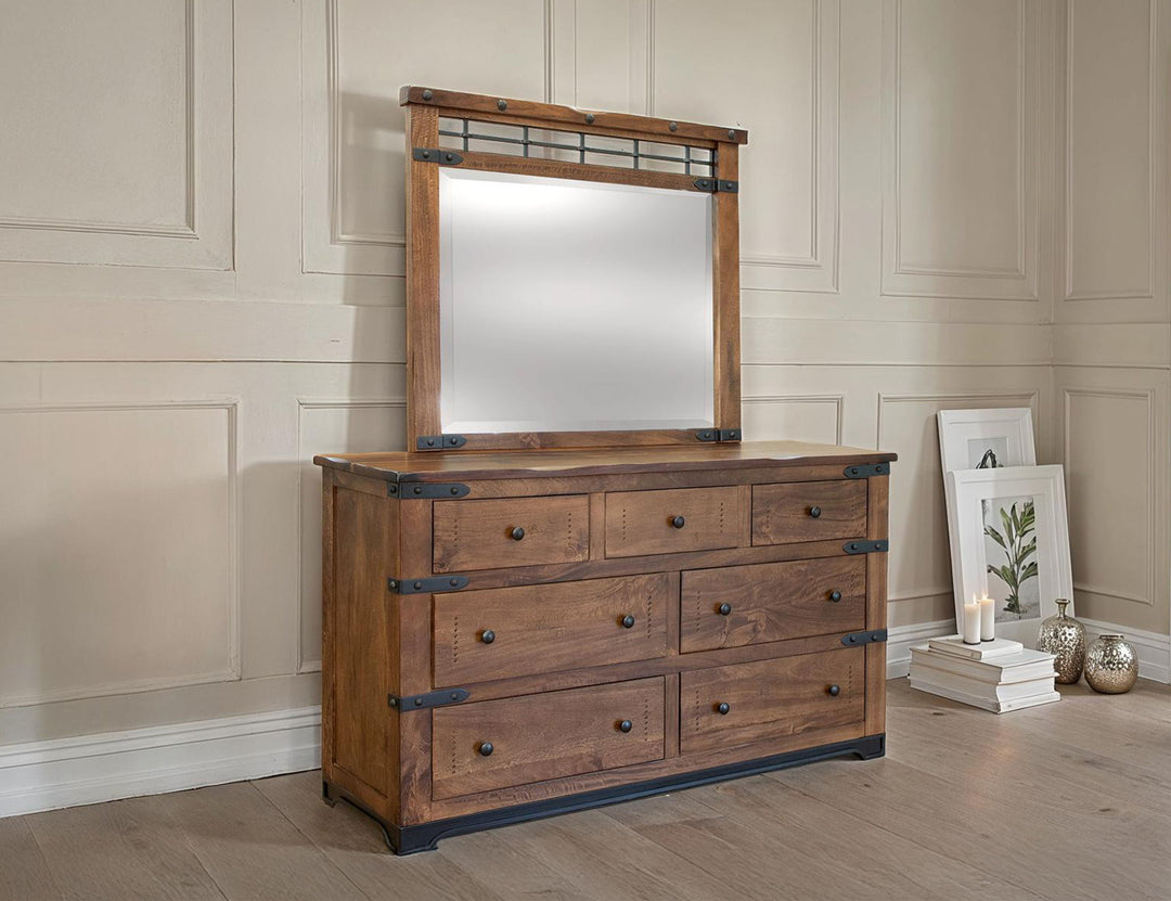 Parota - Espejo - Marrón Canela