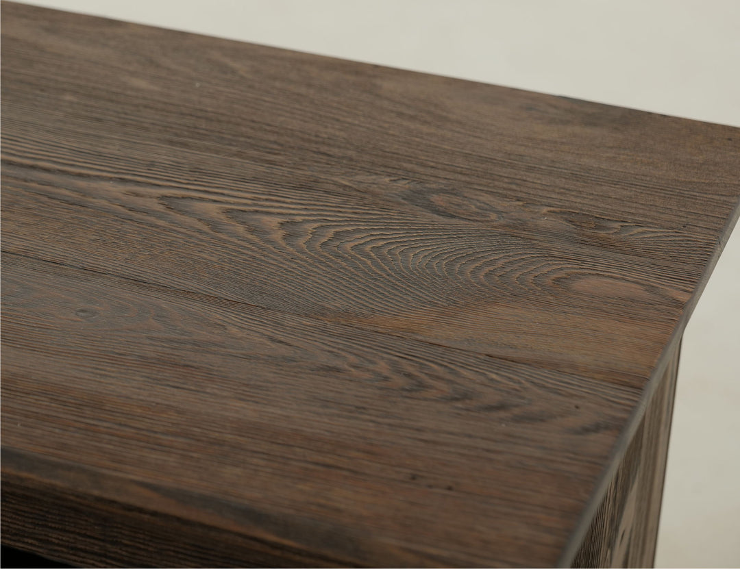 Deseo - Mesita de noche - Marrón caoba