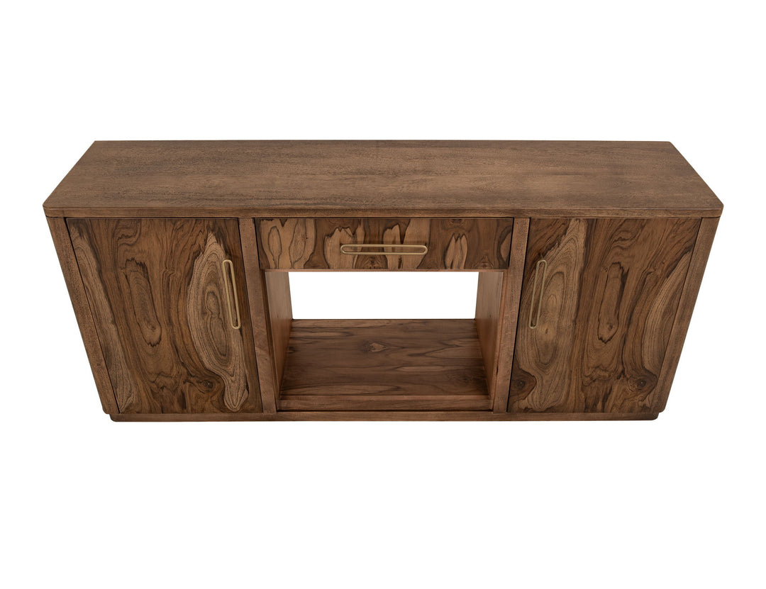 Balam - TV Stand With 1 Drawer & 2 Door - Light Brown