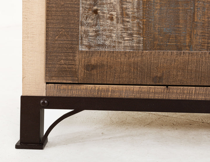 Antique - Сhest With 3 Drawers - Multicolor