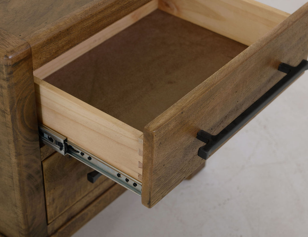 Merida - Table de chevet - Brun tonneau