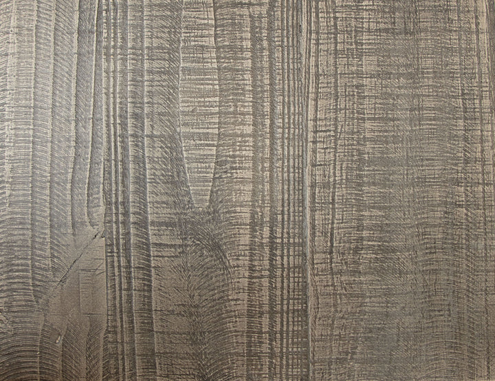 Mesa auxiliar Stone con 1 cajón y estante - Marfil antiguo/Gris desgastado