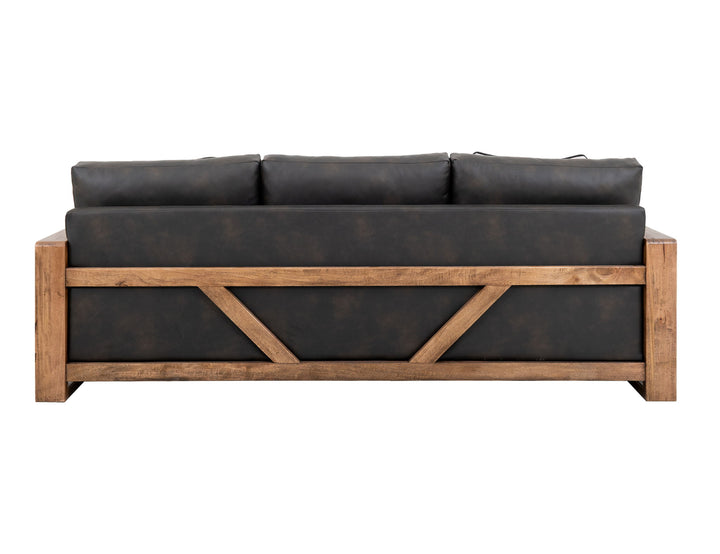 Ancora - Sofa - Dark Gray / Light Brown