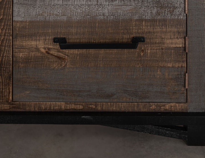 Loft - 70" Fireplace - Dark Gray