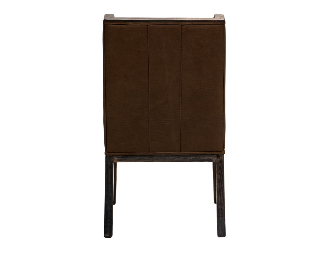 Balam - Leather Upholstered Chair (Set of 2) - Brown