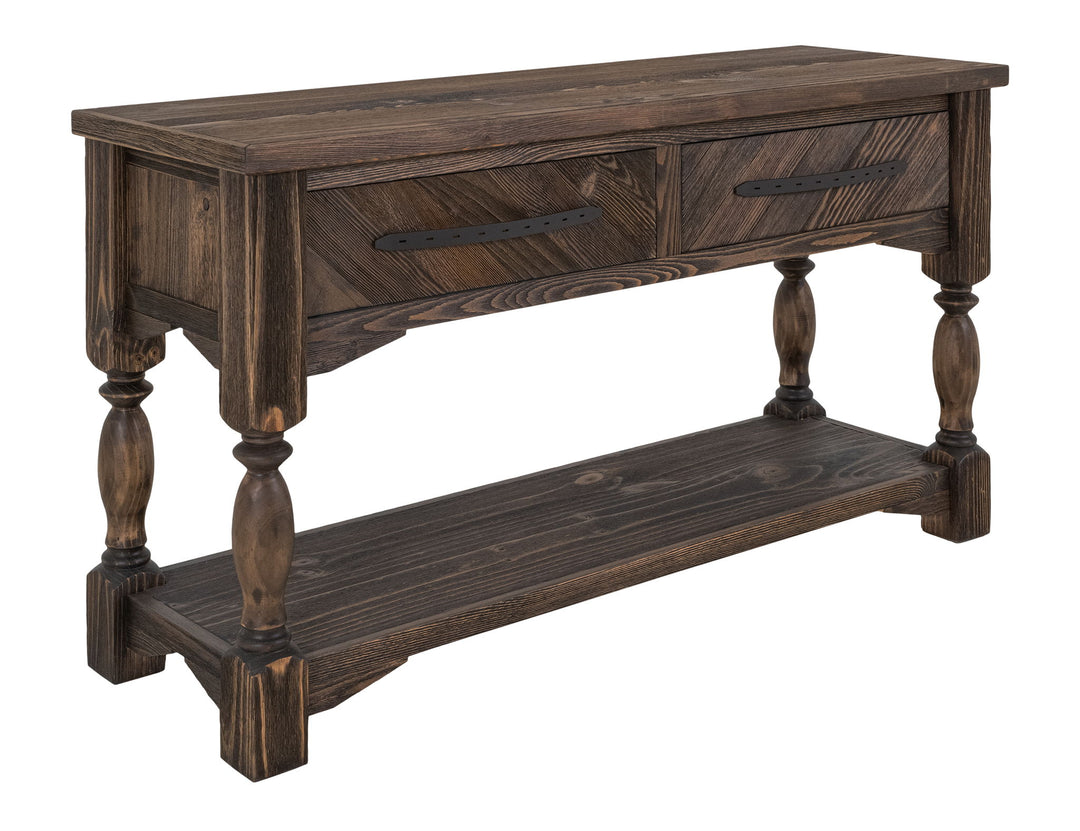 Dutton - Console / Table d'appoint - Brun caramel