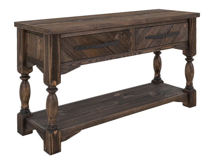 Dutton - Console / Table d'appoint - Brun caramel
