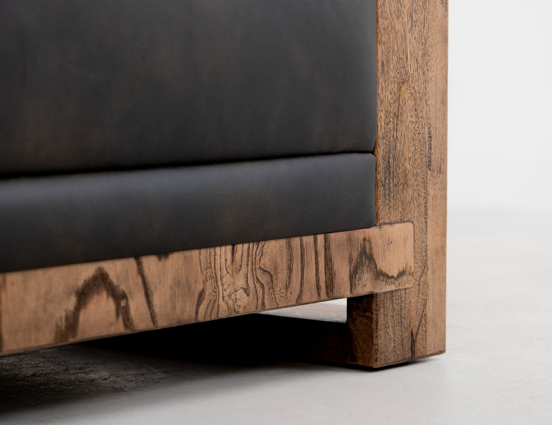 Ancora - Armchair - Dark Gray / Light Brown