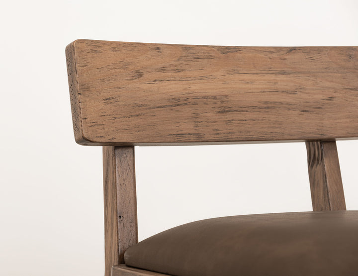 Balam - 30" Barstool (Set of 2) - Light Brown / Dark Brown