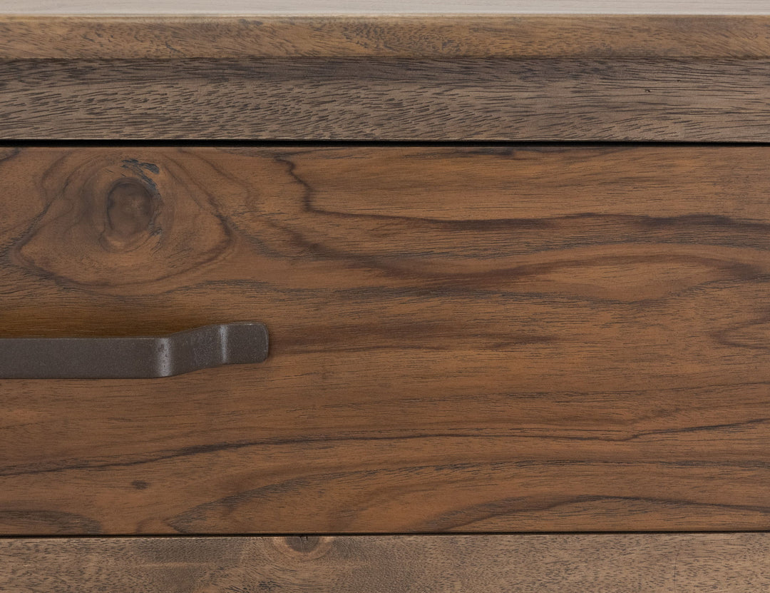 Natural Teca - Nightstand - Brown