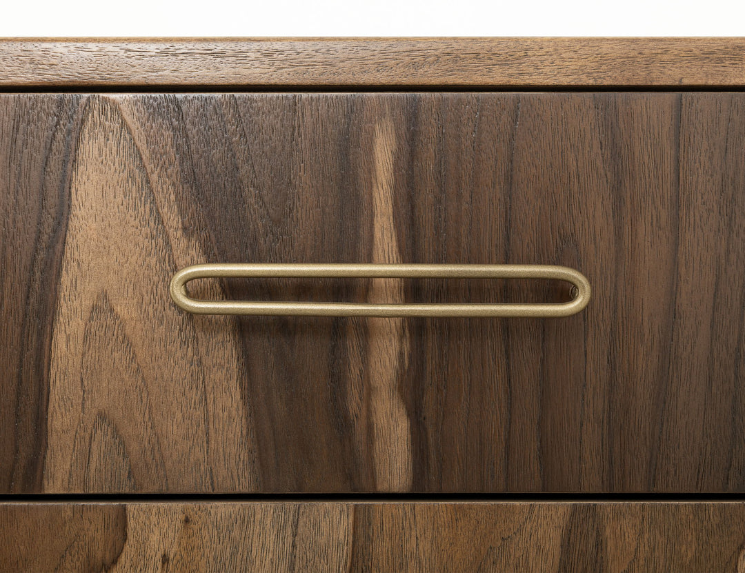 Buffet Balam à 4 tiroirs et 2 portes - Marron clair