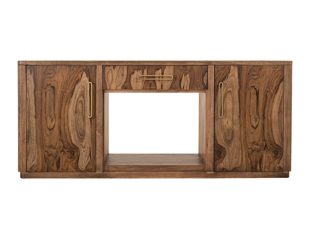 Balam - TV Stand With 1 Drawer & 2 Door - Light Brown