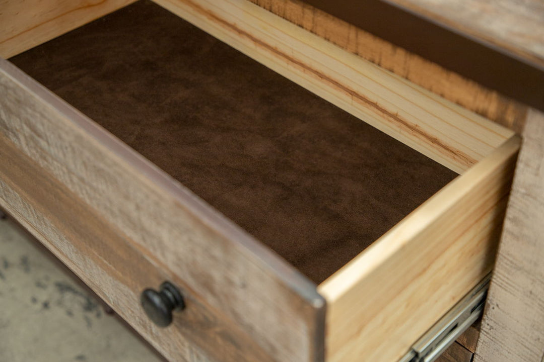 Antique - Dresser With 6 Drawers - Multicolor