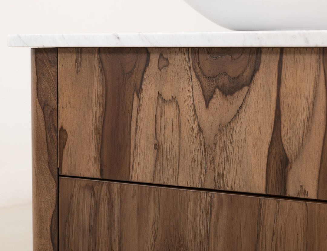 Balam - 1 Door Bathroom Vanity Base - Light Brown