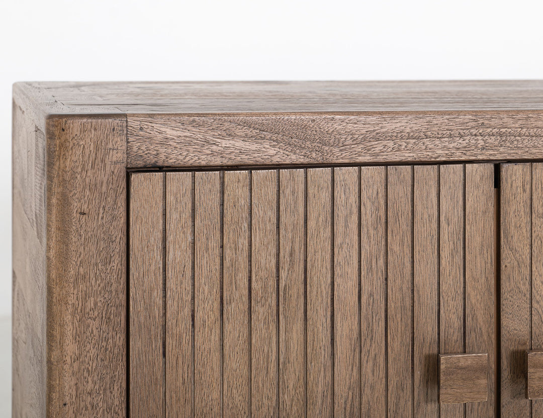 Atenas - Console With 4 Drawer And 2 Doors - Brown