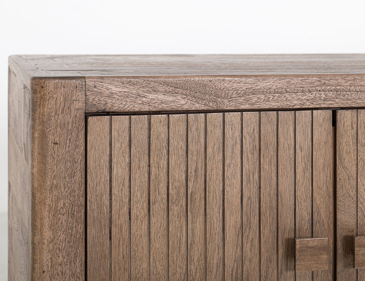 Atenas - Console With 4 Drawer And 2 Doors - Brown