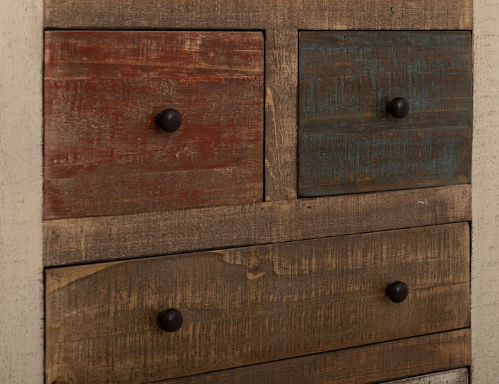 Antique - TV Stand / Wall Unit - Multicolor