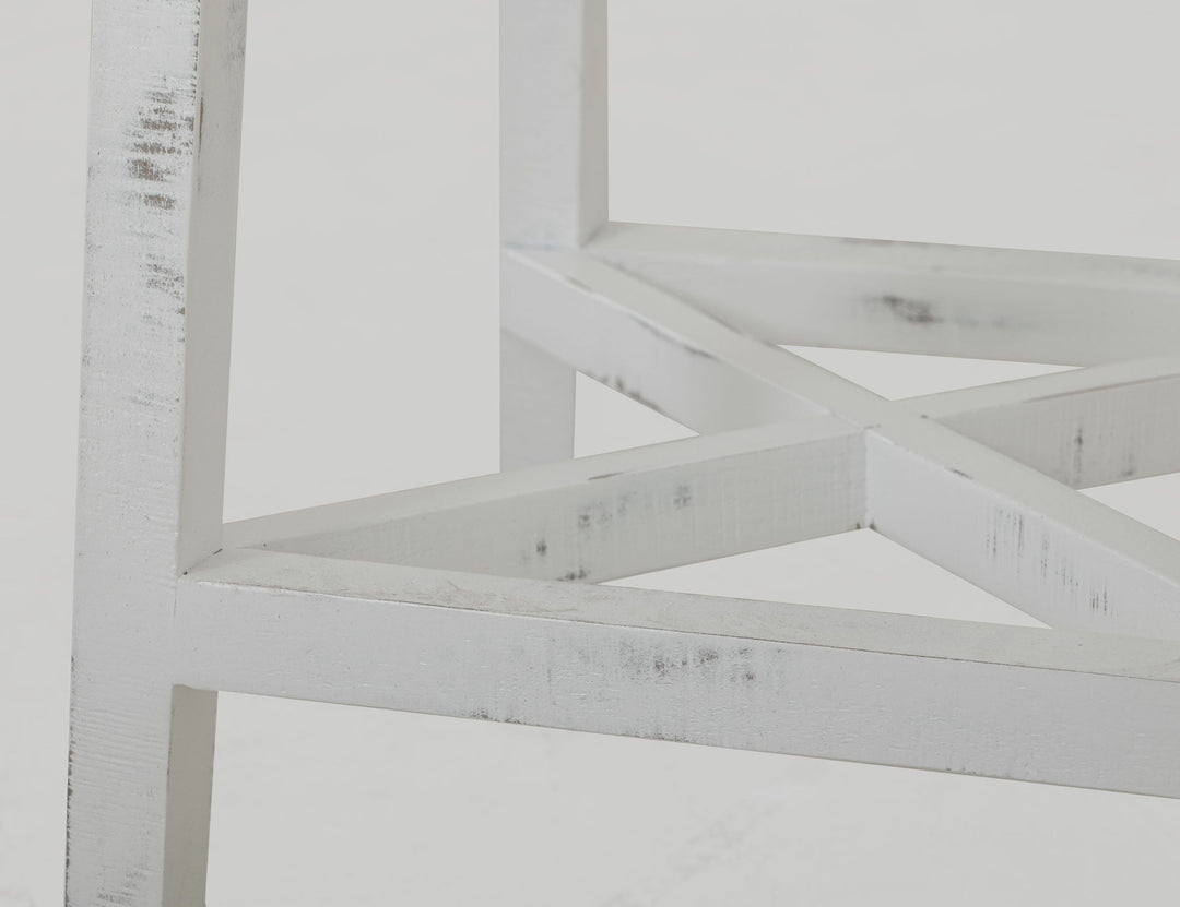 Pueblo - Wooden Seat & Base Stool (Set of 2)